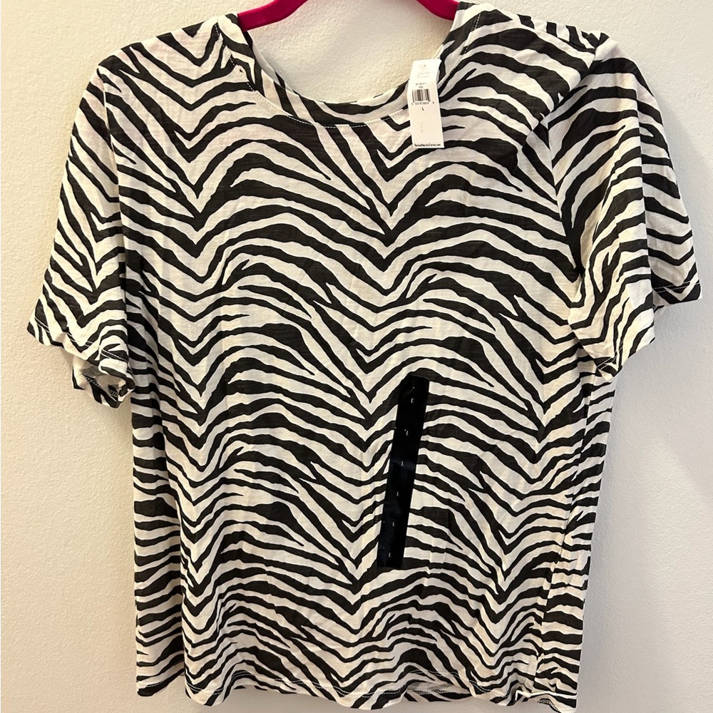 Zebra Print Women's Top